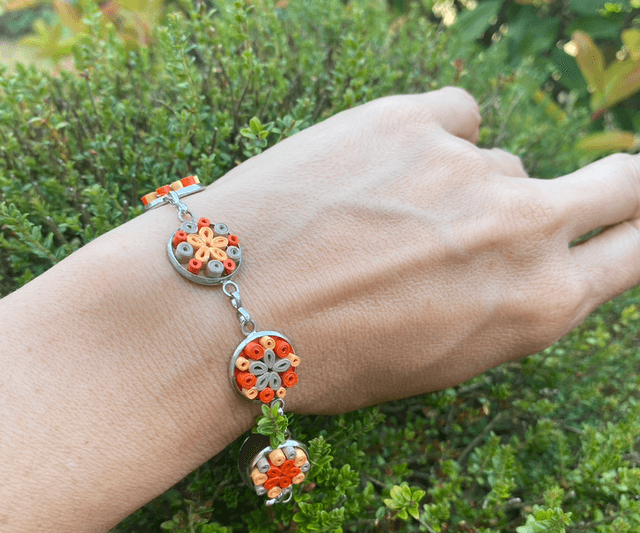 Bracelet fleurs 