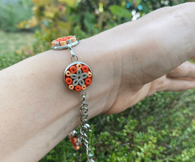 Bracelet fleurs 