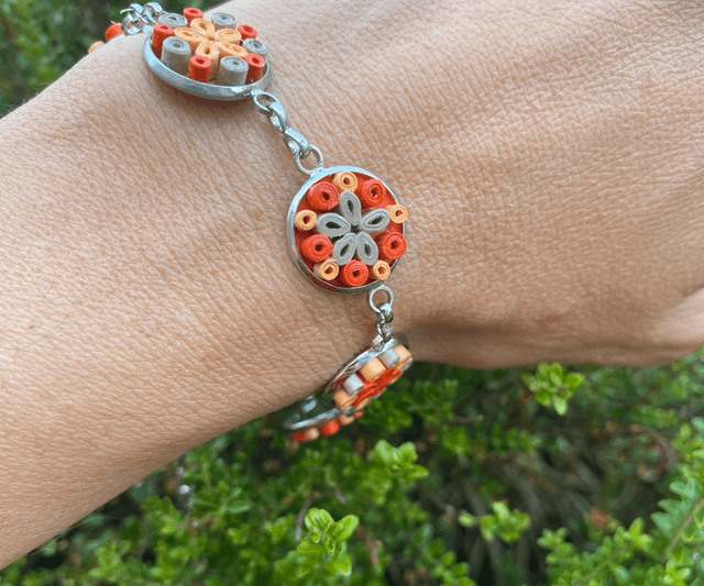 Bracelet fleurs 
